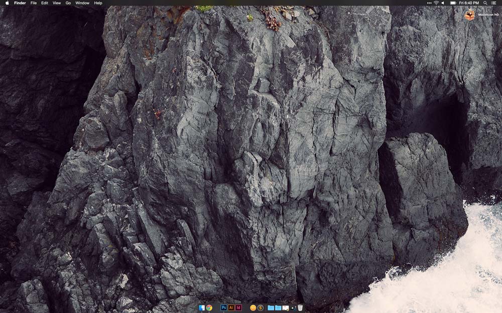 My Yosemite desktop